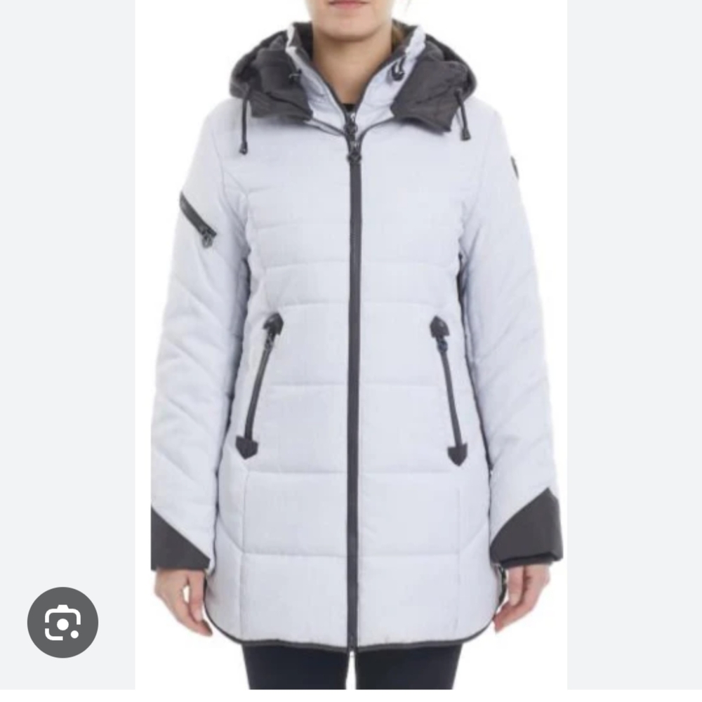 Northside Winter Gray Hooded Puffer Jacket, size 12